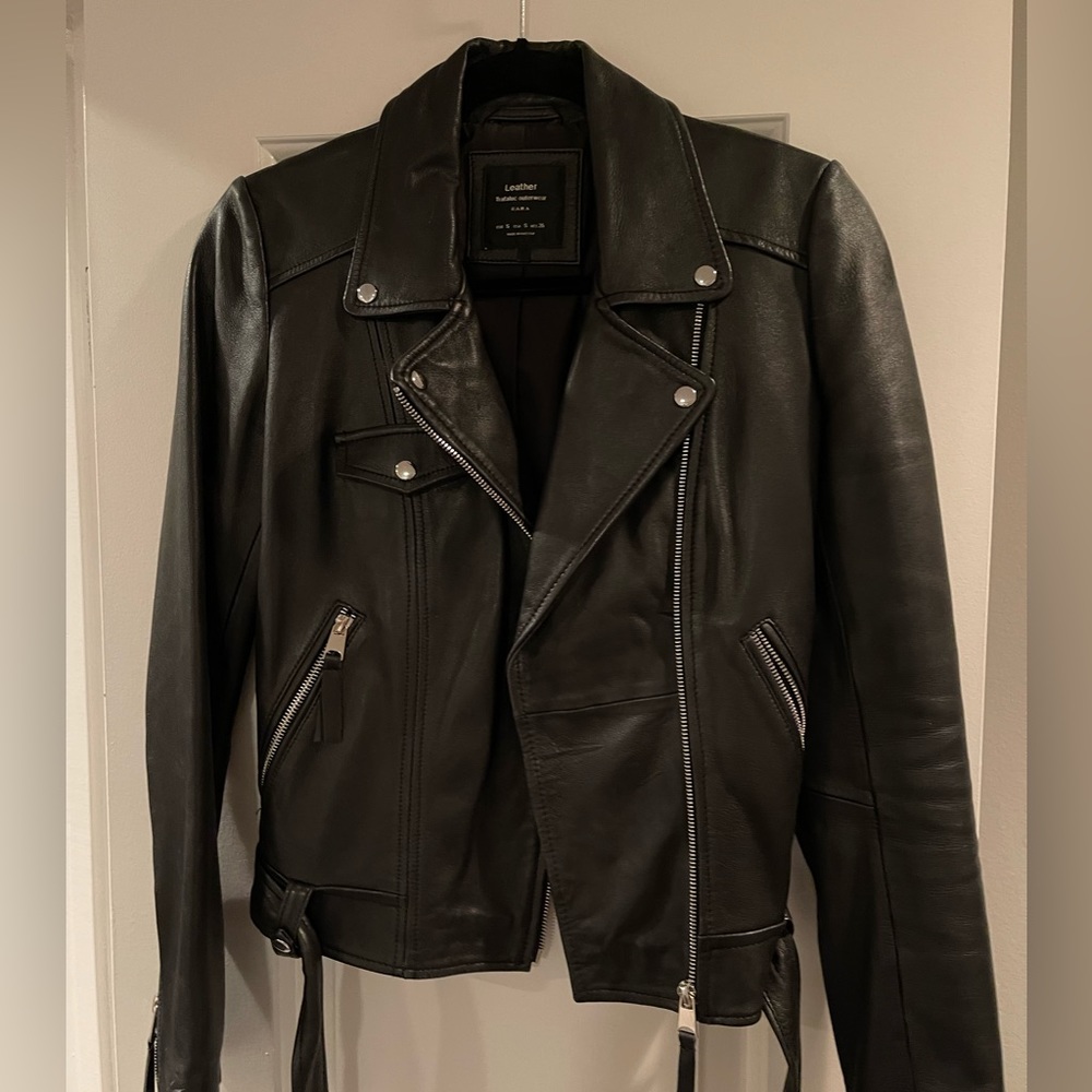 Zara Moto Leather Jacket